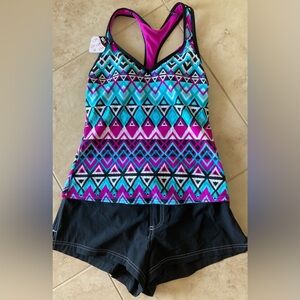 NEW Adorable ZEROXPOSUR 2-Piece Ladies Swimsuit Size Small